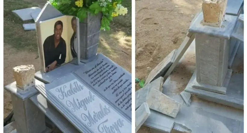 Miguel Morales le ‘jaló’ la oreja a los seguidores que visitan la tumba de su hijo Kaleth
