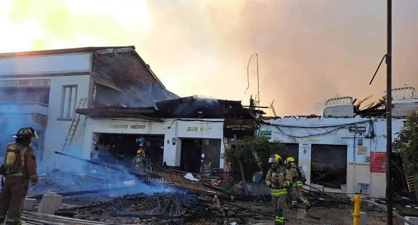 Incendio en Rionegro (Antioquia) no tuvo heridos y hubo 7 locales afectados