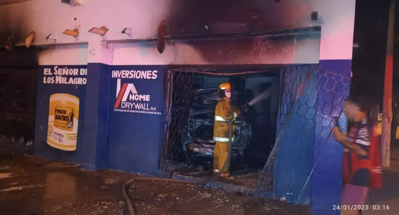 Accidente ocasionó incendio en una ferretería en Valledupar