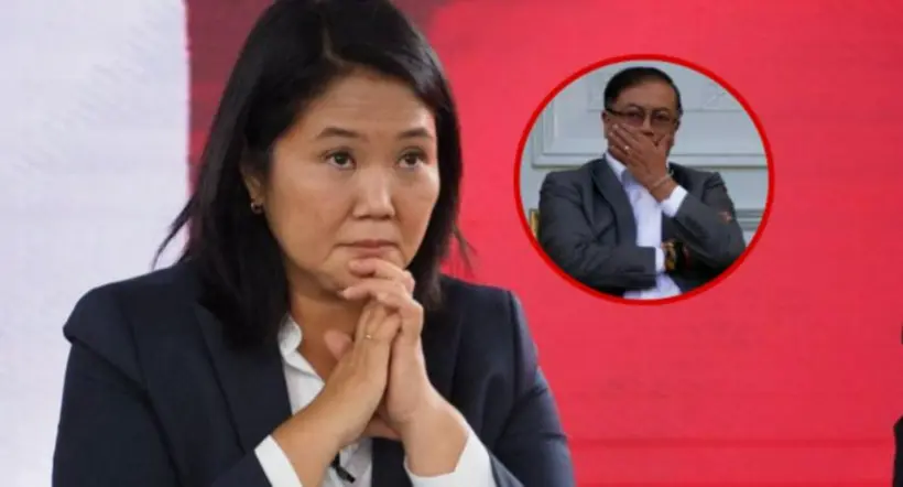 Keiko Fujimori llamó guerrillero a Gustavo Petro y le pidió no meterse en Perú.