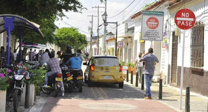 Conductores en Valledupar: colocarán multas si invaden las vías peatonales