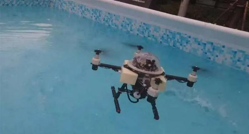 Dron puede volar y además sumergirse en el agua