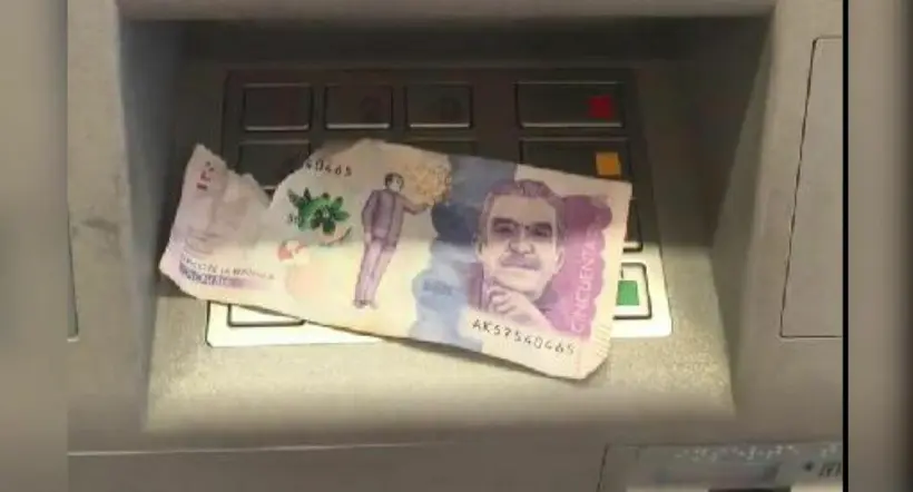 Cajero automático de Valledupar estaría entregando billetes dañados