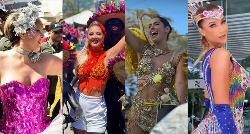 Verónica Alcocer, Paulina Vega y más: así se gozan el Carnaval de Barranquilla