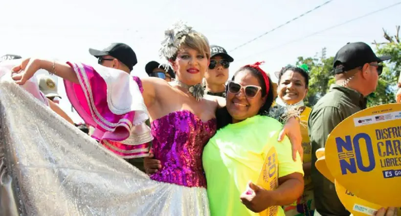 Quiénes iban con Verónica Alcocer en palco de Carnaval de Barranquilla