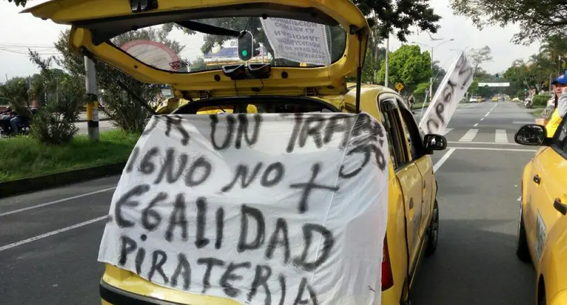 Taxistas de Medellín se irán a paro este 22 de febrero 

