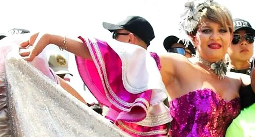 Verónica Alcocer, que no quería que se viera video suyo en el  Carnaval de Barranquilla.