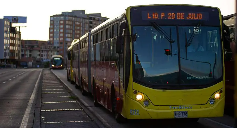 Foto de Transmilenio, en nota de Bogotá, Cali y Medellín: cuál tiene sistema de transporte masivo más demorado