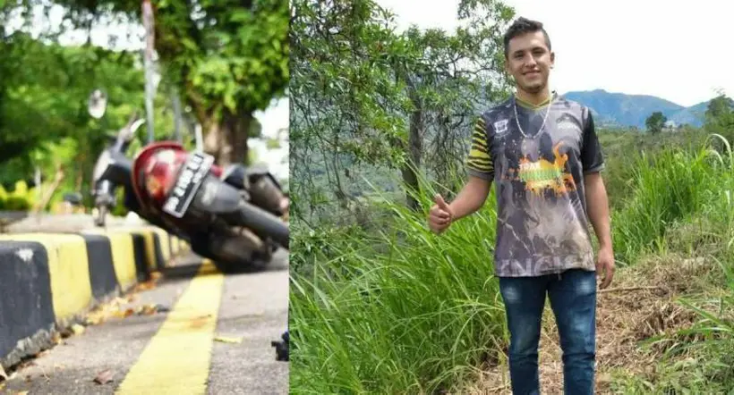 Motociclista perdió la vida y su amigo está grave tras estrellarse contra una valla