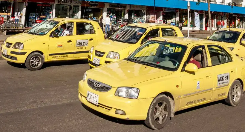 Foto de taxistas en Colombia, paro de taxistas en Colombia: anuncio de Ministro de Transporte sobre decisión