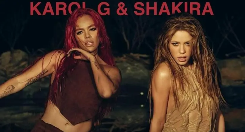 Karol G y Shakira estrenaron 'TQG', su más reciente colaboración este 24 de febrero.