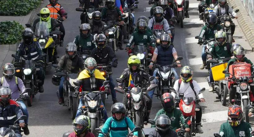 Protestas de motos en Bogotá hoy por pico y placa el 4 de marzo