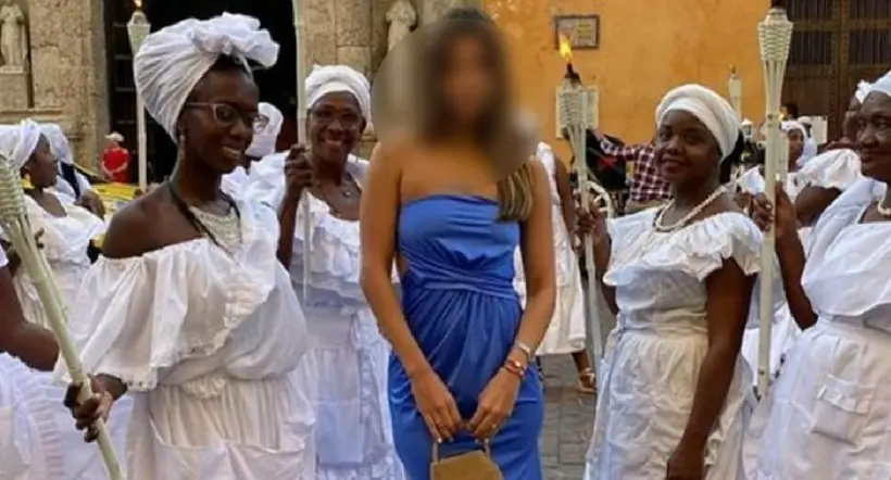 Mujeres afro en evento de lanzamiento de tienda de ropa en Cartagena.