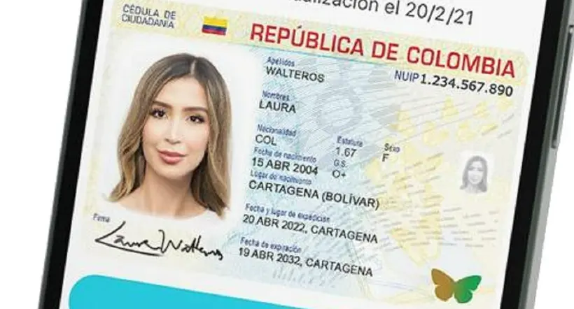 Cédula digital de Colombia, en nota sobre que precio aumenta