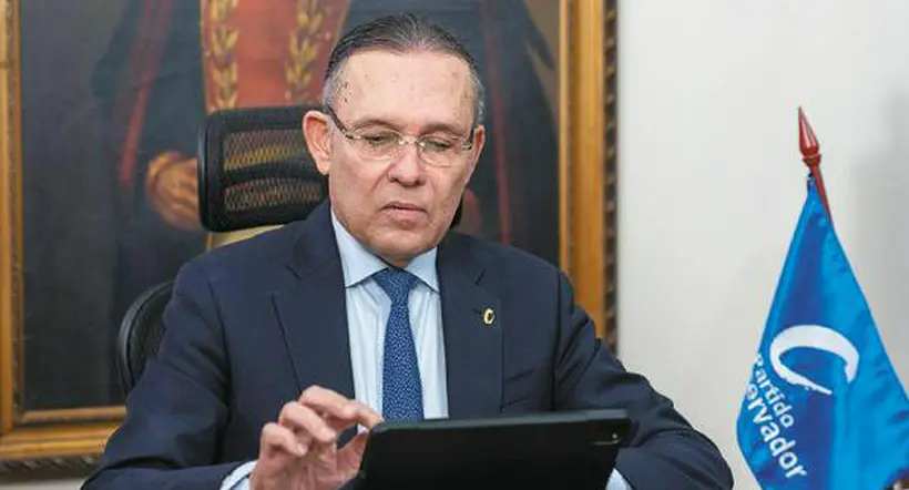 Efraín Cepeda, presidente del Partido Conservador