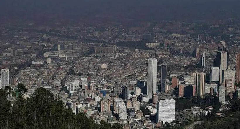 Foto panoramica de Bogotá 