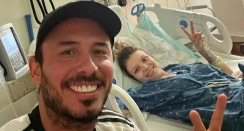 Sergio Vega, esposo de la colombiana en Estados Unidos Paula Durán, recibió las cenizas luego de un mes de su fallecimiento
