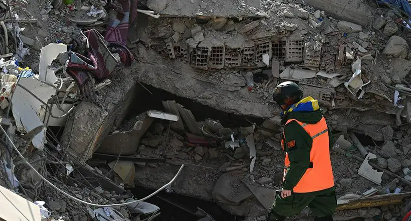 Rescatan vivo (3 semanas después) a perro atrapado por terremoto en Turquía
