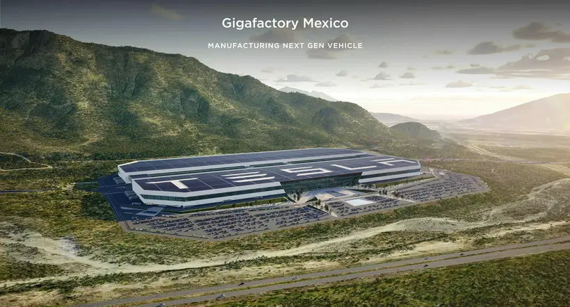 Elon Musk presentó el diseño de la mega fábrica wue se construirá en Nuevo León, México.
