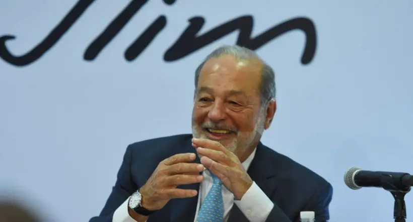 Foto de Carlos Slim a propósito de cuánto es fortuna y qué empresas tiene