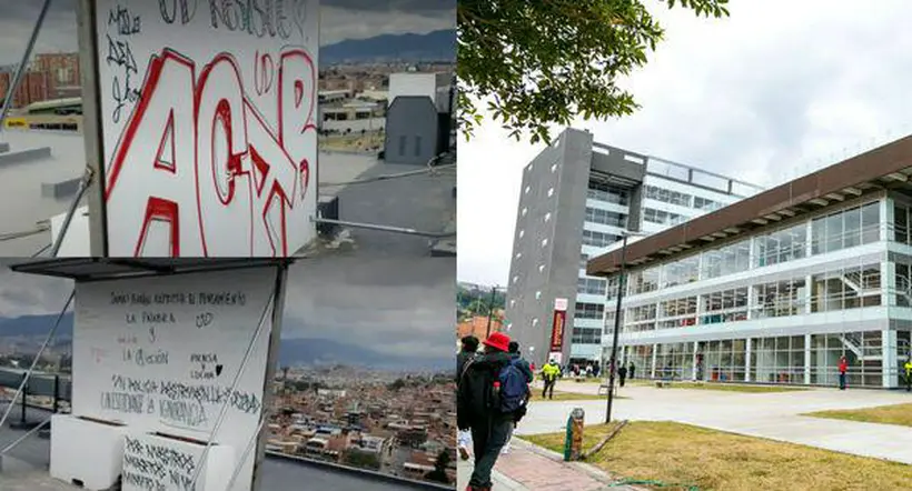 Bogotá hoy: sede de Universidad Distrital fue vandalizada