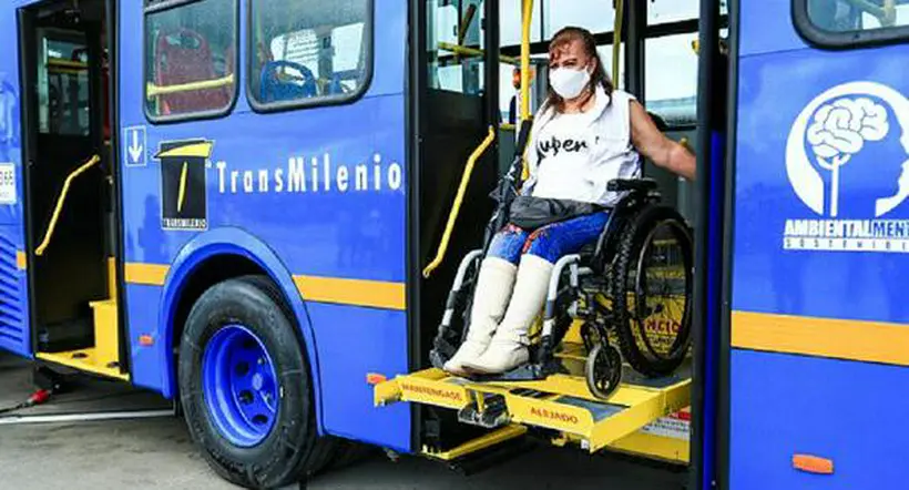 La infraestructura de Transmilenio es deficiente para personas con discapacidad