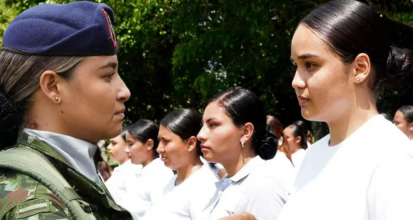 Ejército Nacional: mujeres prestan servicio voluntario, fueron 180