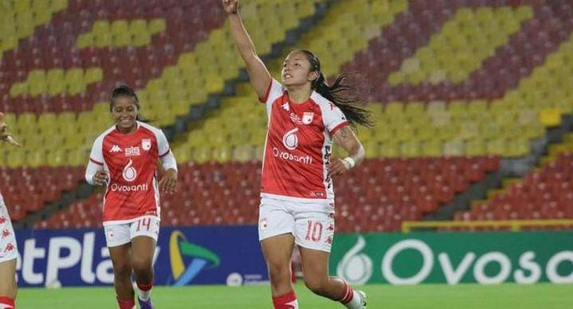Santa Fe venció a Independiente Medellín en la Liga Betplay Femenina