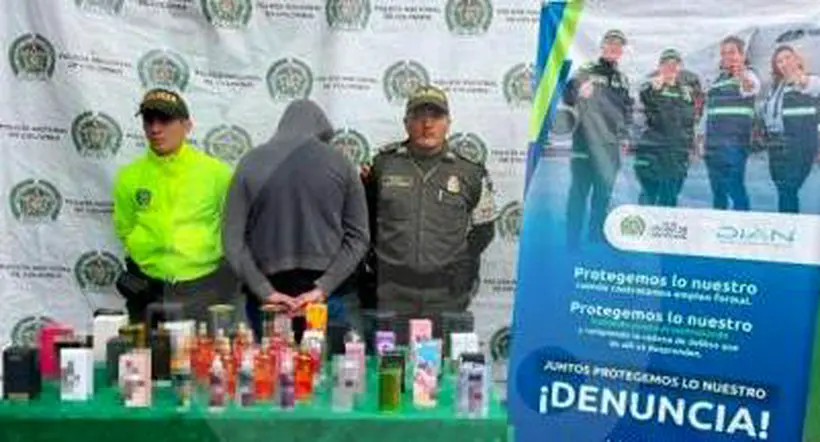 Policía le encuentra 1200 productos de contrabando a un comerciante en Medellín