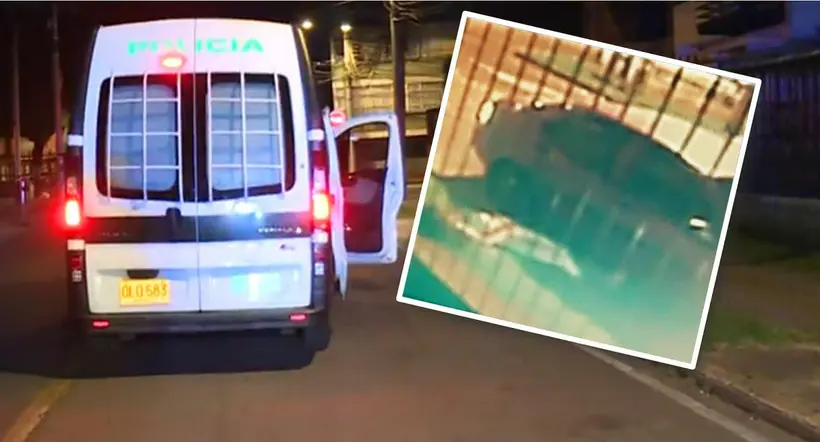 Mujer tomó que taxi en Bogotá y terminó inconsciente en un andén; hubo robo y hurto