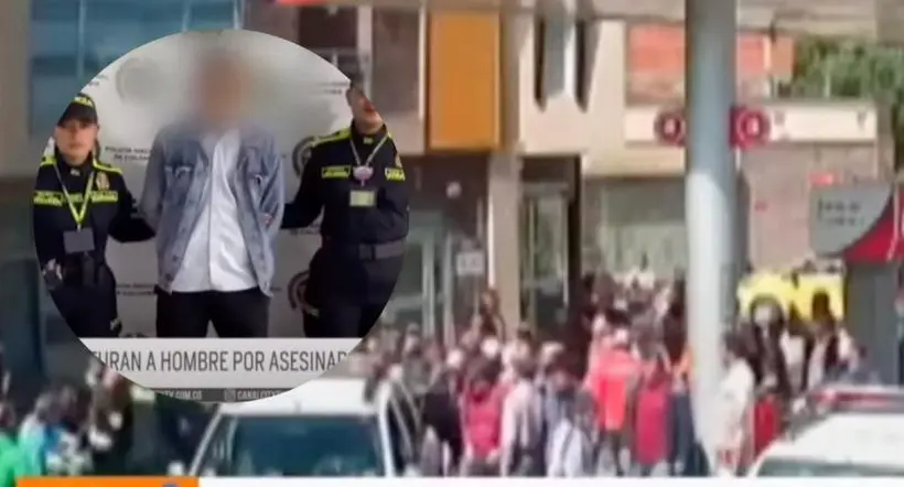 Hombre asesinó a su exnovia en vía pública de Bogotá: casi lo linchan