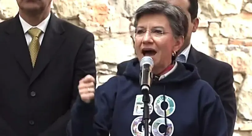 Claudia López, que llamó a movilización contra reforma a la justicia de Gustavo Petro