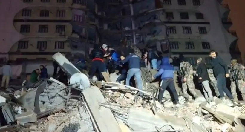 Foto de terremot en Turquía de 7,9 grados en la escala de Richter