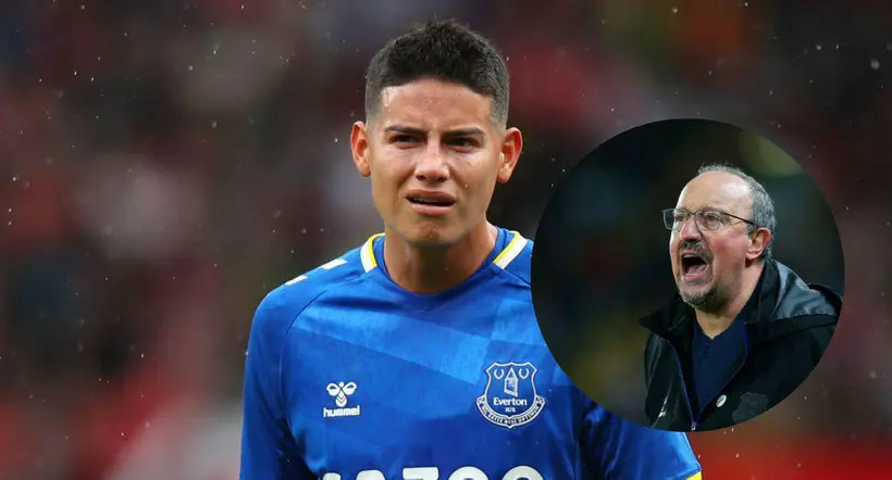 James Rodríguez contó indiferencia con Rafa Benítez en Everton