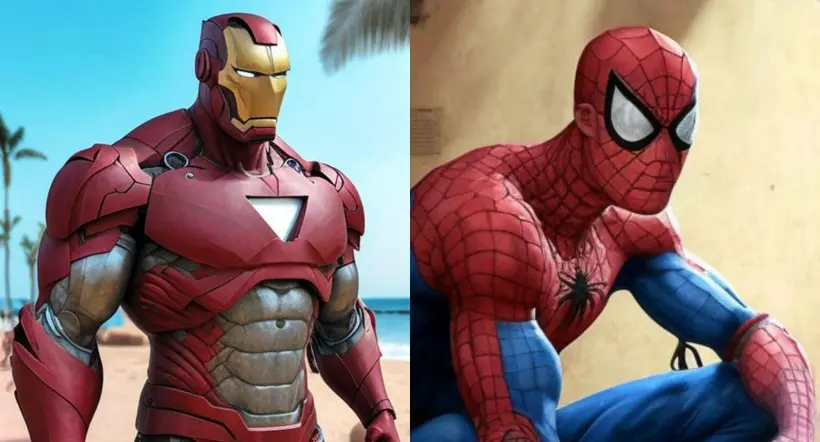 Avengers a propósito de los superhéroes vacacionando en Cartagena, Colombia. 