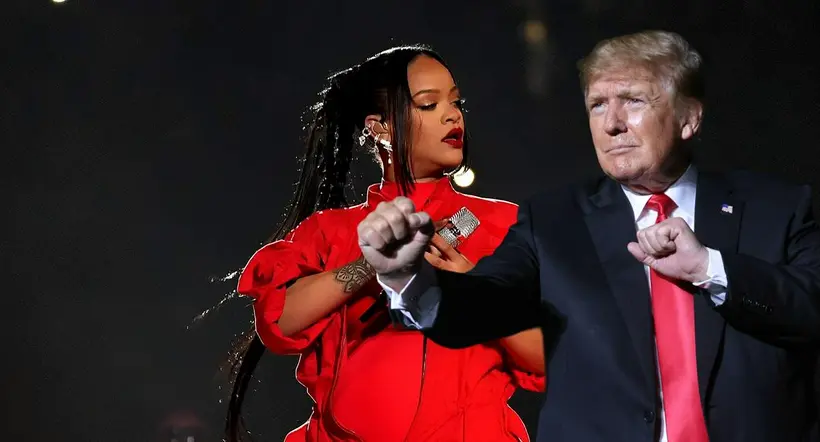 Rihanna en el Super Bowl 2023: Donald Trump arremetió contra la cantante y calificó como “peor de la historia” el show de medio tiempo de la NFL. 