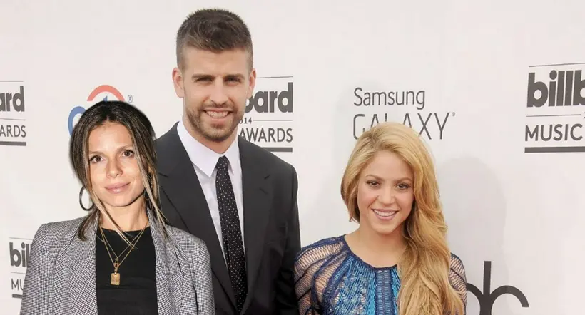 Núria Tomás, Gerard Piqué y Shakira, en nota sobre que su exnovia se va a casar