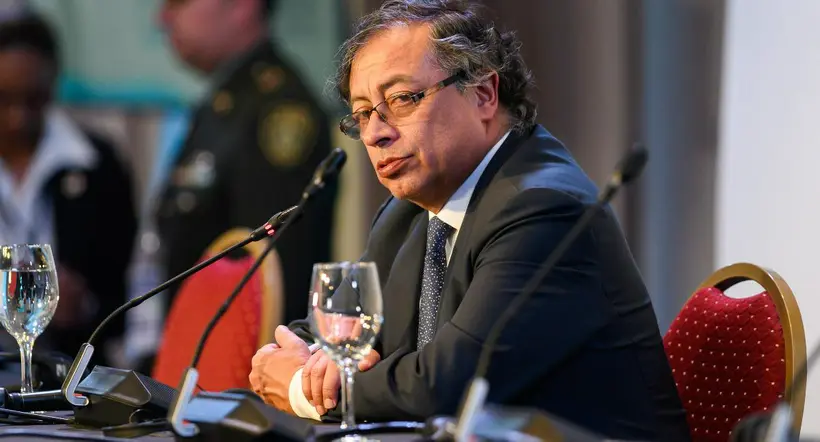 BUENOS AIRES, ARGENTINA - 2023/01/24: Colombian President Gustavo Petro speaks during a press conference at the Community of Latin American and Caribbean States (CELAC) Summit in Buenos Aires. (Photo by Manuel Cortina/SOPA Images/LightRocket via Getty Images)