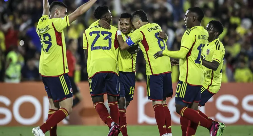 Así fue el primer gol de Colombia contra Ecuador este lunes 6 de febrero del 2023.