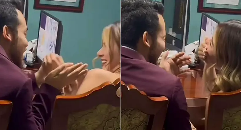 Joven se negó a besar a su novio durante la boda por presencia de sus padres y video es viral.