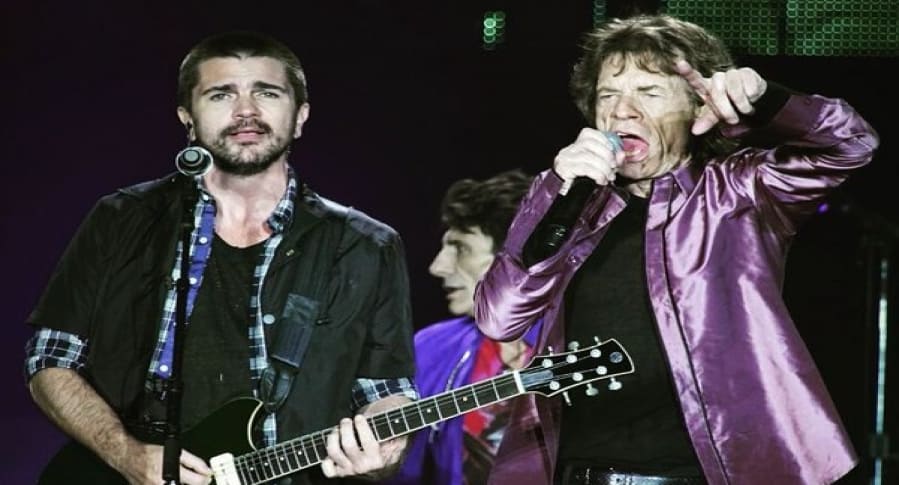 Juanes en concierto de lsos Rolling Stones