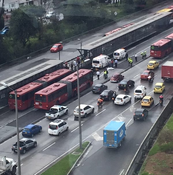Accidente en TransMilenio