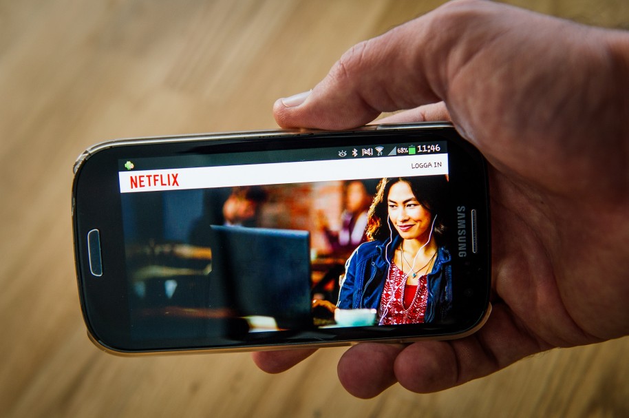 Netflix, en 'smartphone'