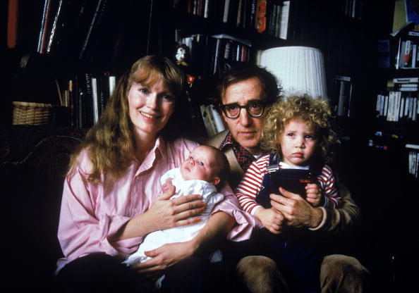 Woody Allen, Mia Farrow e hijos.