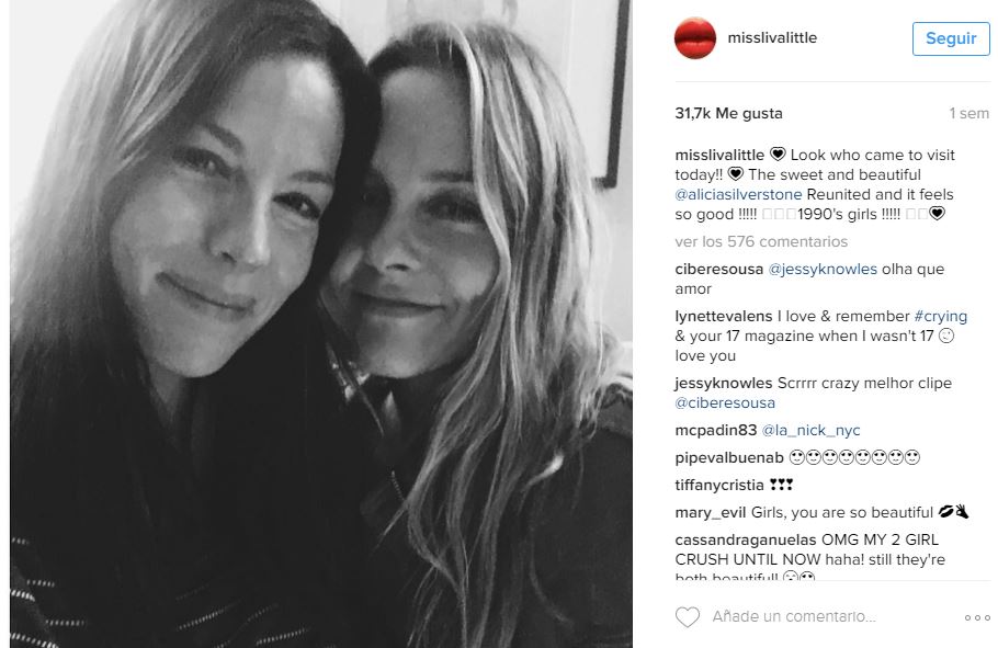 Alicia Silverstone and Liv Tyler's 'Crazy' reunion