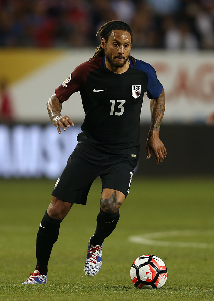 CHICAGO, IL - JUNE 07: Jermaine Jones of the United States in action during the Copa America Centenario Group A match between the United States and Costa Rica at Soldier Field on June 7, 2016 in Chicago, Illinois. (Photo by Chris Brunskill Ltd/Getty Images) *** Local caption *** Jermaine Jones