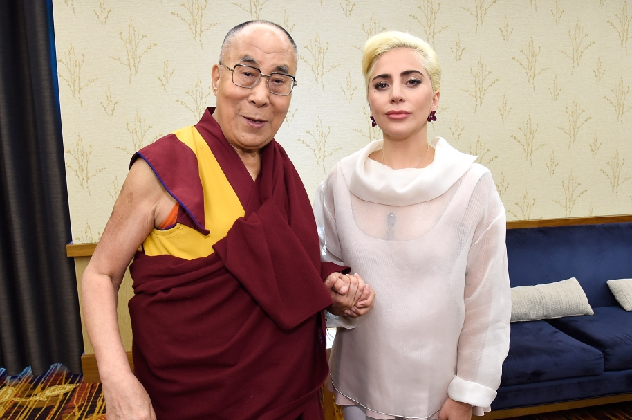Dalái Lama y Lady Gaga