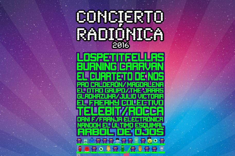 Cartel concierto radiónica