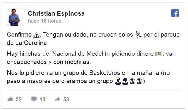 Facebook Christian Espinosa