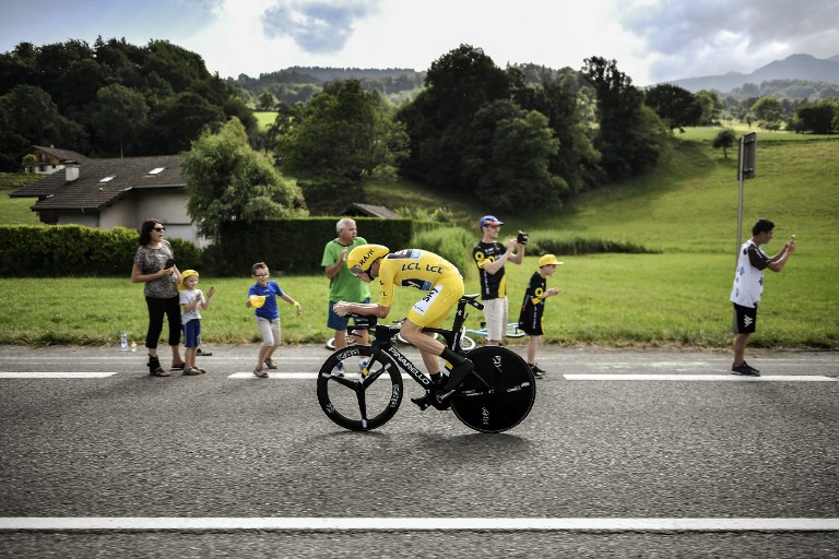 Chris Froome durante la decimoctava etapa del Tour de Francia. Pulzo.com